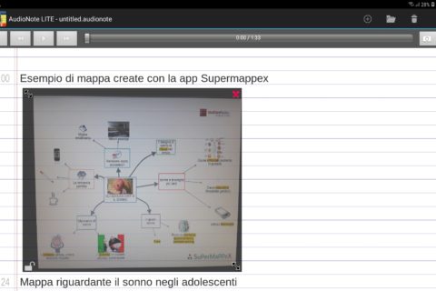 come prendere appunti con la app Audio Note